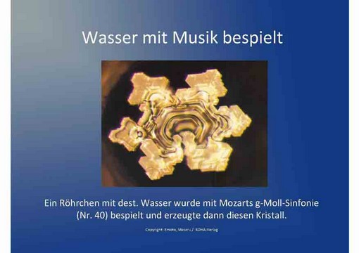 Emoto-Wasserkristalle - Mozart