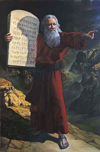 Moses-die zehn Gebote
